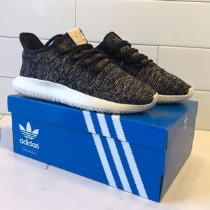 ADIDAS TUBULAR SHADOW SHOES BLACK AND WHITE